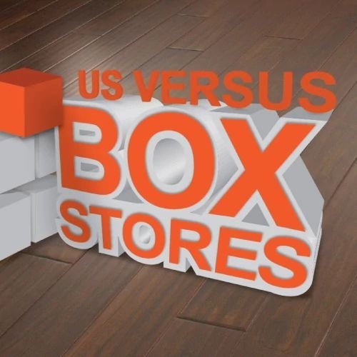 us vers box stores from The Carpet and Drapery Shoppe in Escanaba, MI